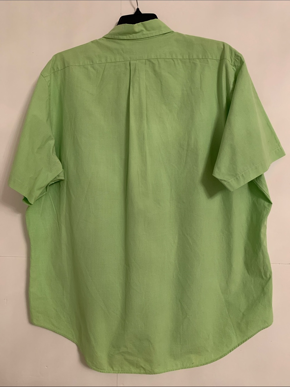 Ralph Lauren Short-Sleeve Button-Down Shirt Light Green Purple Pony Size XXL - Picture 2 of 6